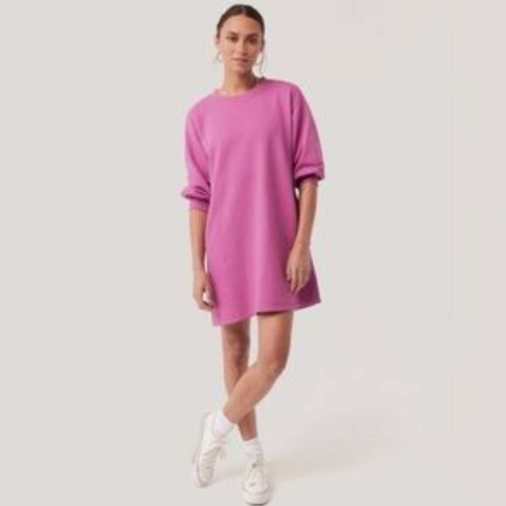 Pact Purple Dress with Pockets
